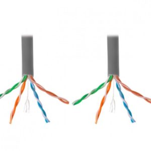 Tripp Lite Bobina de Cable Cat6 UTP 4 Pares, 305 Metros, Gris .
