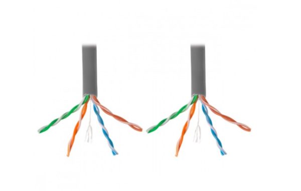 Tripp Lite Bobina de Cable Cat6 UTP 4 Pares, 305 Metros, Gris .