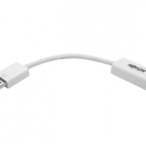 Tripp Lite Adaptador DisplayPort 1.2 Macho - HDMI Hembra, 15cm, Blanco HDMI 2.0 M/H 4K  152 MM NEGRO