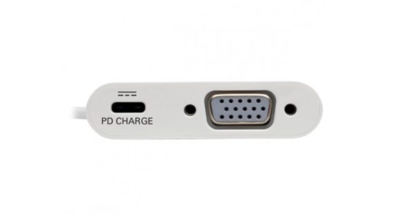 Tripp Lite Adaptador USB C Macho - VGA Hembra, con Puerto de Carga USB C, Compatible con Thunderbolt 3 VGA PUERTO CARGA USB-C THUNDERBOLT - Image 3