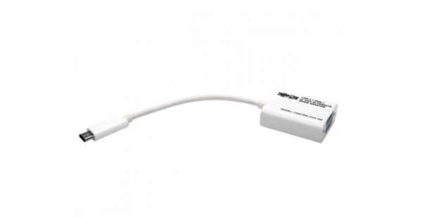 Tripp Lite Adaptor USB 3.1 Macho - VGA Hembra, Blanco VGA M/H THUNDERBOLT 3 1920 X 1200