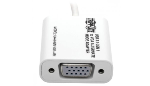 Tripp Lite Adaptor USB 3.1 Macho - VGA Hembra, Blanco VGA M/H THUNDERBOLT 3 1920 X 1200 - Image 3