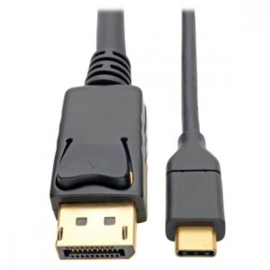 Tripp Lite Cable USB C Macho - Displayport 4k Macho, 91cm, Compatible con Thunderbolt 3, Negro THUNDERBOLT 3 0.91 M Ý3 PIES¨