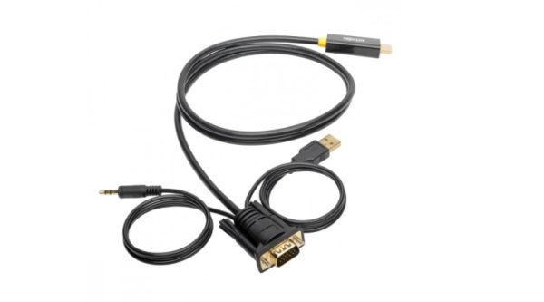 Tripp Litte Cable HDMI Macho - VGA/3.5mm/USB A Macho, 1.8 Metros, Negro HDMI ENERGIA USB 1920 X 1080 1.83M - Image 3