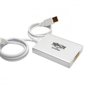 Tripp Lite Adaptador Displayport Macho - DVI hembra de Doble Enlace, Blanco DVI DOBLE ENLACE THUNDERBOLT