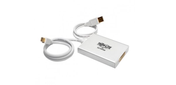 Tripp Lite Adaptador Displayport Macho - DVI hembra de Doble Enlace, Blanco DVI DOBLE ENLACE THUNDERBOLT