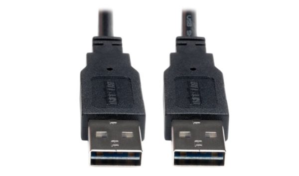 Tripp Lite Cable USB A Reversible Macho - USB A Reversible Macho, 3.05 Metros, Negro UNIV REVERSIBLE M/M 3.05 M Ý10PIES¨