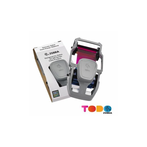 Cinta Zebra Color DYMCKOY, 200 Impresiones, para ZC300 200 IMPRESIONES
