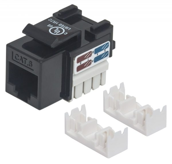 Intellinet 210720 Jack Categoría 6 de Impacto, RJ-45, Negro DE IMPACTO NEGRO - Image 2