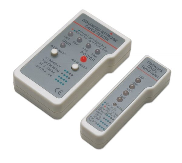Intellinet Probador de Cables de Red, RJ-11/RJ-45, 4 LEDs RJ11 / RJ45 UTP STP FTP - Image 2