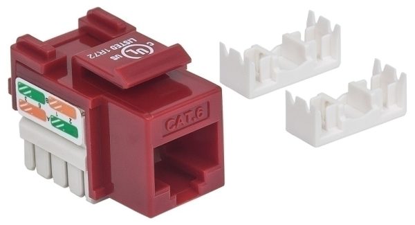 Intellinet Jack 210614 Categoría 6, RJ-45, Rojo DE IMPACTO ROJO - Image 3