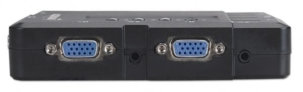 Switch Manhattan  KVM de 4 Puertos, USB, VGA VGA 3.5MM 1600X900 CON JUEGO CABLES - Image 5