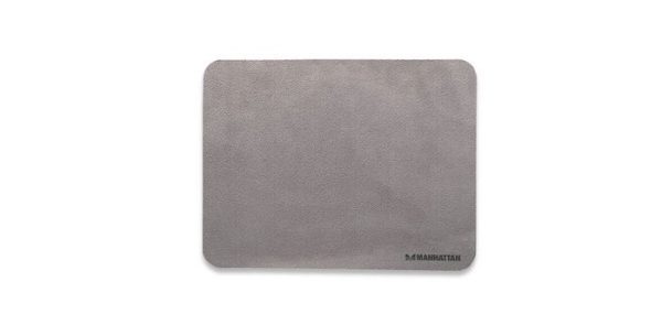 Mousepad Manhattan Multipropósitos 3 en 1 de Microfibra, 22x17cm, Grosor 1mm, Gris Obscuro GRIS OBSCURO