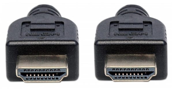 Manhattan Cable HDMI Macho - HDMI Macho, 1 Metro, Negro ETHERNET 3D 4K M-M VELOCIDAD 2.0 - Image 2