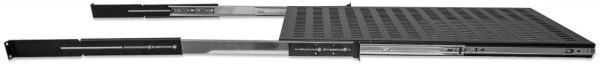 Charola Deslizable Intellinet  para Rack 80cm", 1U, hasta 35kg, Negro GABINETE 19  1U 80CM A 100CM 35KG - Image 2