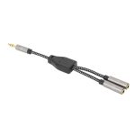 CABLE ADAPTADOR AUDIO Y 3.5MM 1 A 2 AUDIFONOS