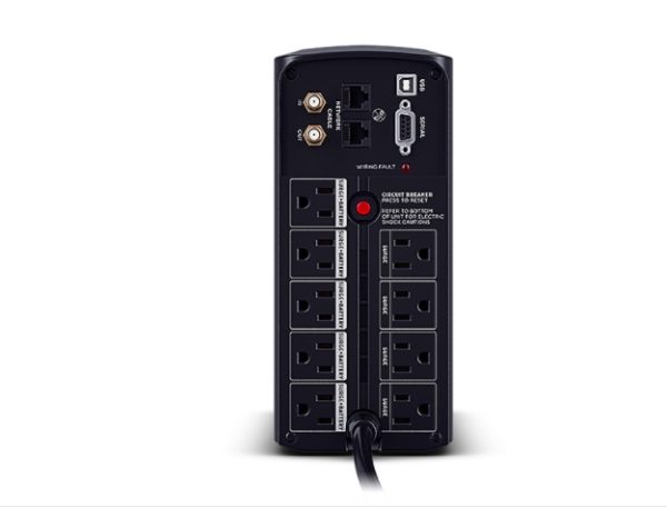 No Break CyberPower CP850AVRLCD, 510W, 850VA, 9 Contactos 850VA/510W  LCD  AVR MINITORRE COAX - Image 4