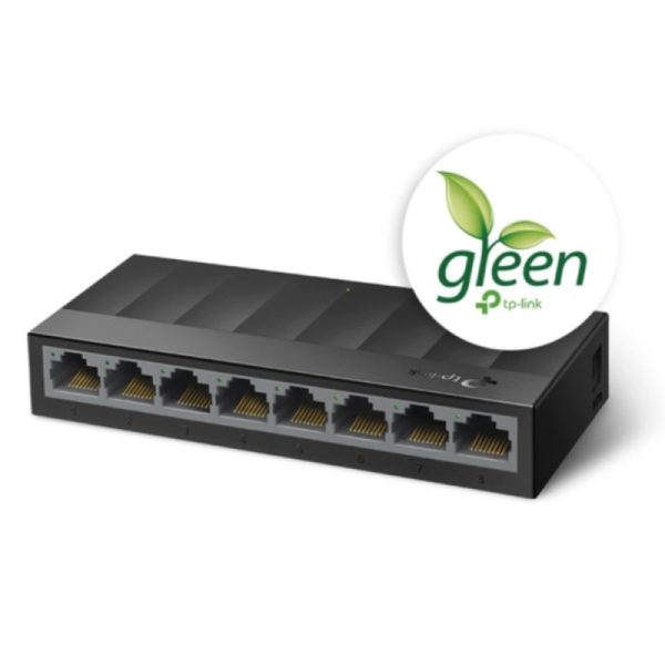 Switch TP-Link Gigabit Ethernet LS1008G, 8 Puertos 10/100/1000Mbps, 16 Gbit/s, 4000 Entradas - No Administrable SWITCH  8GIGABIT RJ45 PORTS  DESKT - Image 2