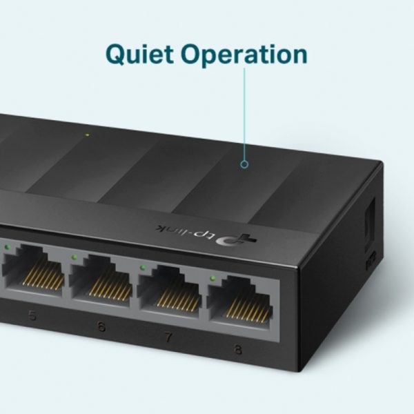 Switch TP-Link Gigabit Ethernet LS1008G, 8 Puertos 10/100/1000Mbps, 16 Gbit/s, 4000 Entradas - No Administrable SWITCH  8GIGABIT RJ45 PORTS  DESKT - Image 4