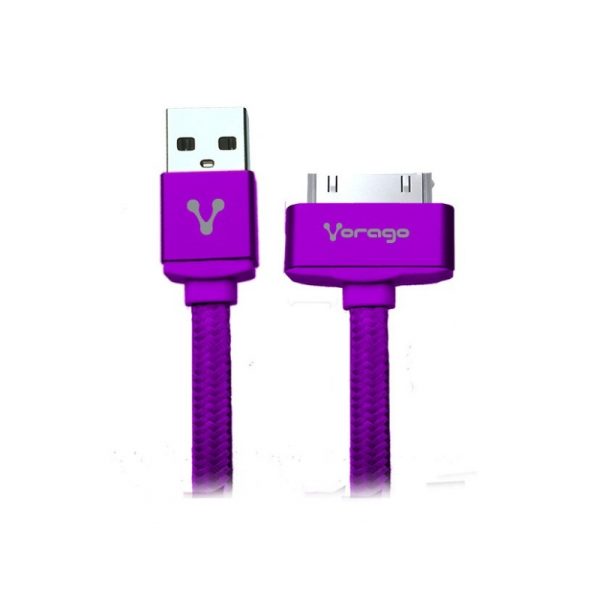 Cable Vorago Cab-118 USB-Apple Dock 1 Metro Morado DOCK 1 METRO MORADO BOLSA