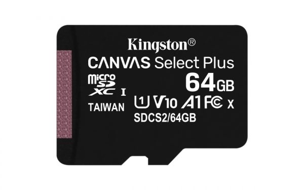 KINGSTON Memoria 64GB MICRO SDXC CANVAS SELECT PLUS 100R CL10 A1 100MBS +ADAPTADOR SELECT PLUS 100R A1 C10 CARD + ADP - Image 2