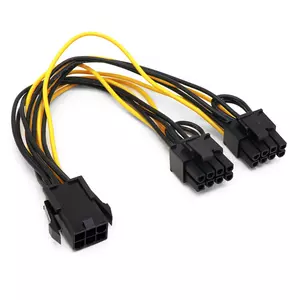CABLE INTERNO DE ALIMENTACION P CIE 6 PINS A 8 PI