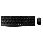 KIT 2 EN 1 TECLADO Y MOUSE INAL AMBRICO 2.4GHZ USB KT25 NEGRO