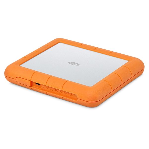 Disco Duro Externo LaCie Rugged RAID Shuttle, 8TB, USB C 3.2, Naranja, A Prueba de Agua, Polvo y Golpes - para Mac/PC 3.1 8TB RUGGED SHUTTLE RAID 0/1 3YR