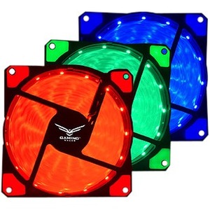 VENTILADOR AZUL 15LED 120MM MOL EX 3PINES