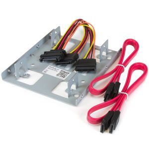 BRACKET ADAPTADOR 2 DD UNIDADES DISCO DE 2.5 A 3.5