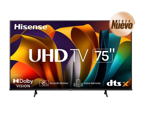 TV LED 75 INC HISENSE SMART 4K UHD GOOGLE TV 3HDMI 2USB BT