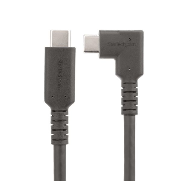 CABLE 2M USB-C RESISTENTE ACODADO A LA DERECHA TIPO C - Image 3