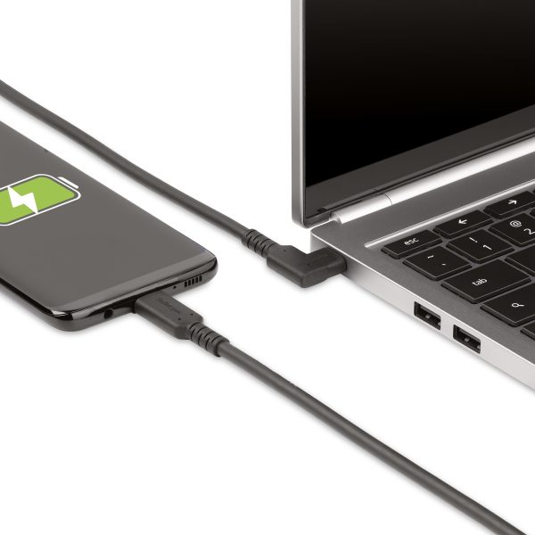 CABLE 2M USB-C RESISTENTE ACODADO A LA DERECHA TIPO C - Image 7