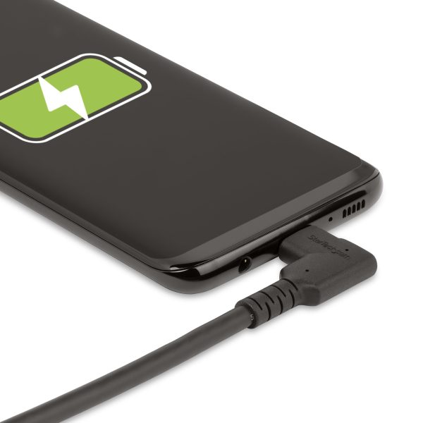 CABLE 2M USB-C RESISTENTE ACODADO A LA DERECHA TIPO C - Image 9