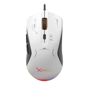 MOUSE GAMER XZEAL STARTER  7200 DPI 6 BOTONES RGB BLANCO