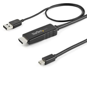 CABLE CONVERTIDOR HDMI A MINI DISPLAYPORT DE 2M - 4K 30HZ CABLE CONVERTIDOR HDMI A MINI DISPLAYPORT DE 2M - 4K 30HZ