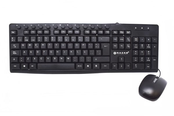 KIT TECLADO/MOUSE NACEB NEGRO USB/OPTICO/QWERTY KIT TECLADO/MOUSE NACEB NEGRO USB/OPTICO/QWERTY