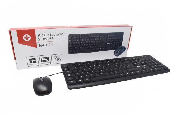 KIT TECLADO/MOUSE NACEB NEGRO USB/OPTICO/QWERTY KIT TECLADO/MOUSE NACEB NEGRO USB/OPTICO/QWERTY - Image 3