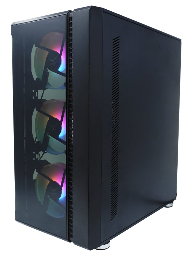 GABINETE EVOTEC 1021 CISTAL TEMPAD MIDTOWER ATX USB 3.0 S/N FUE - Image 3