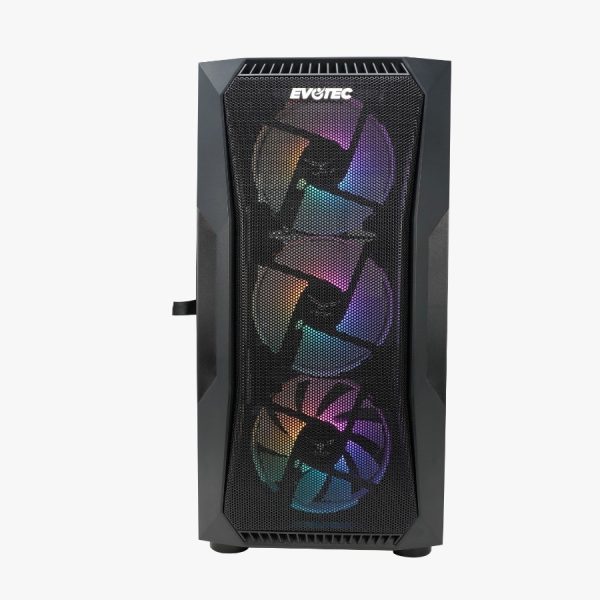 GABINETE EVOTEC SEOUL CRISTAL TEMPLAD MID TOWER ATX USB 3.0