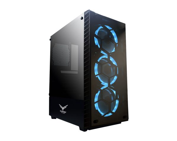 GABINETE NACEB HYDRA CRISTAL TEMPLAD RGB FULL TOWER ATX USB 3.0