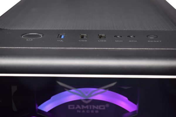 GABINETE NACEB HYDRA CRISTAL TEMPLAD RGB FULL TOWER ATX USB 3.0 - Image 4