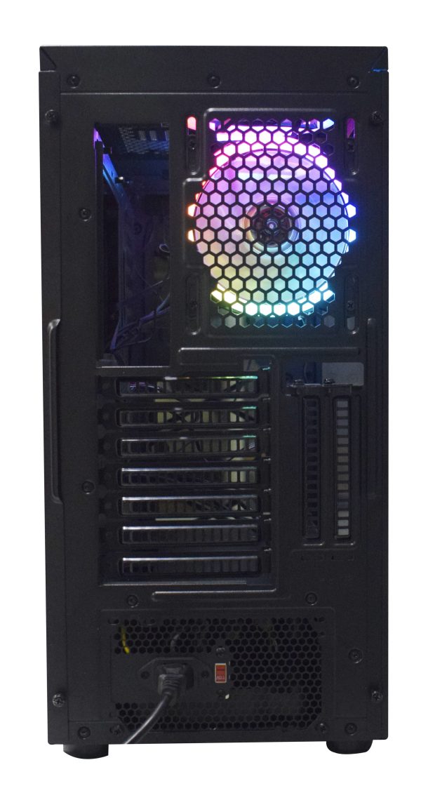 GABINETE NACEB ORION CRISTAL TEMPLAD RGB FULL TOWER ATX NEGRO - Image 3