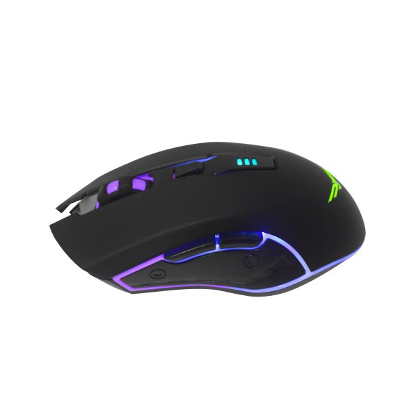 MOUSE GAMER NACEB HORUS LED ALAMBRICO OPTICO 3200 DPI NEGRO - Image 2