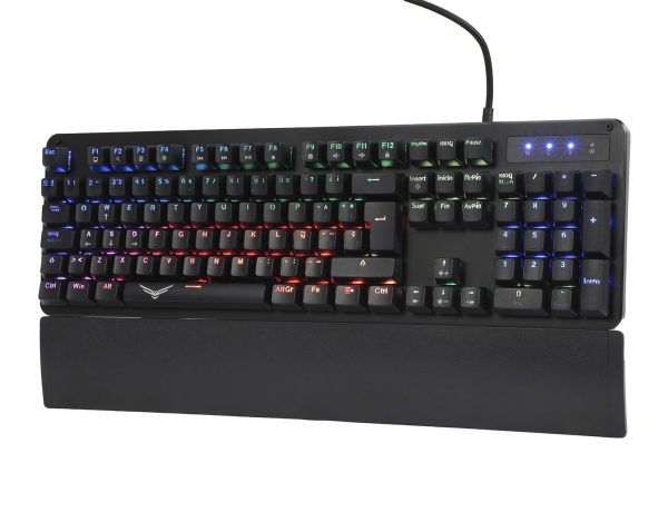 TECLADO GAMER NACEB COBRA MECANICO SWITCH OUTEMU RGB NEGRO