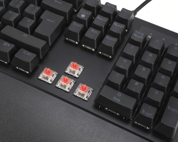TECLADO GAMER NACEB COBRA MECANICO SWITCH OUTEMU RGB NEGRO - Image 2