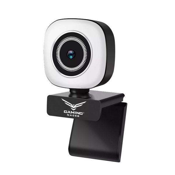 CAMARA WEB NACEB 0958 CON LUZ FHD 30 FPS MICROFONO  BASE FLEXIBLE - Image 2