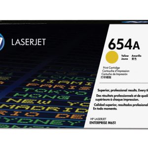 HP 654A YELLOW LASERJET TONER CARTRIDGE