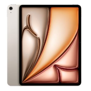 Tableta Apple iPad Air (6th Generation) A2903 - 33cm (13") - Apple M2 - 8GB - 512GB Almacenamiento - 5G - Starlight - M2 Octa-Core (8 núcleos) 3.49GHz - 2732 x 2048 - Pantalla Liquid Retina, Tecnología conmutación en el mismo plano (In-plane Switching, IPS), Tecnología True Tone Pantalla - Compatible con teléfono celular - UMTS, HSPA, HSPA+, DC-HSDPA, HSDPA, GPRS, LTE, EDGE - 12Megapíxel Cámara frontal - 9Horas Duración máxima de pilas 13IN IPADAIR WIFI CEL 512GBStarlight