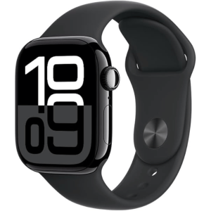APPLE WATCH SERIES 10 GPS 42MM JET BLACK ALUMINIUM CASE WITH BLACK